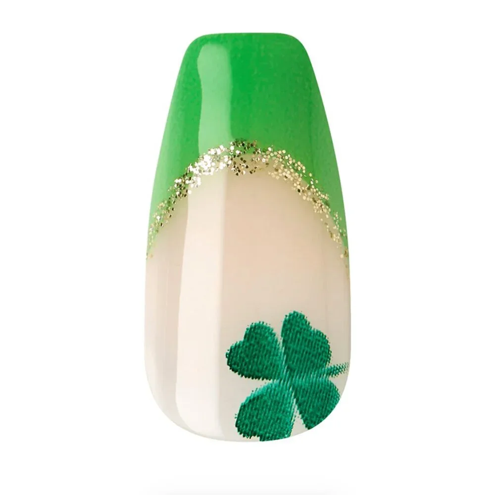 KISS Voguish Fantasy ST. PATRICK'S DAY Medium Length Nails - Aura